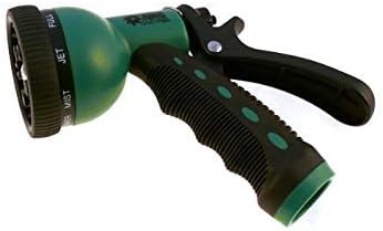 Hose Nozzle Pistol Super Sprayer- Auto Shut-off, Green, 9 Position,lawn & Garden Outdoor Water Saver, Conserve