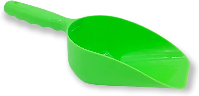 Colorful BPA-Free Pet Food Scoop - Measures Up To 1 Cup (Green, 1 Pack)