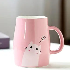 Nordic Hot Couple Mug Coffee Cup Advertising Ceramic Cup Cup Large Capacity with Lid Spoon Couple's Cups