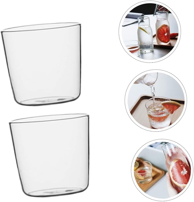 Unomor 2pcs Cooler Lid Bedside Water Carafe Lid Bedside Carafe Cup Kettle Cup Juice Kettle Lid Small Cup Convenient Water Carafe Lid Household Glass Carafes Lid Dual Use Cup
