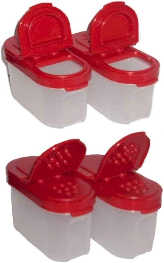 Tupperware Small Spice Containers Set of 4