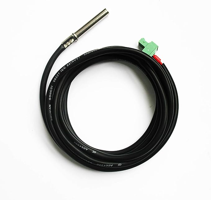 Epever Temperature Sensor Cable Fit for MPPT Solar Charge Controller with 3.81/2P Connector (RTS300R47K3.81A)