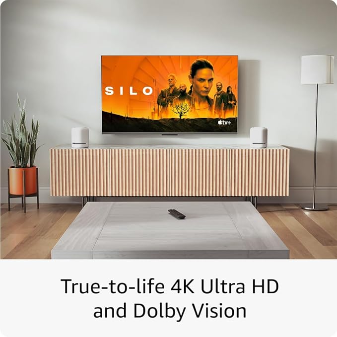Fire TV Stick 4K Max (newest model), our most powerful 4K streaming stick with Wi-Fi 6E support, 16GB Storage, free and live tv