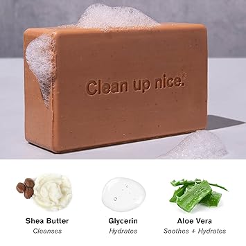 Every Man Jack Cedar  Red Sage Mens Soap Bar for Body and Hair with Shea Butter, Aloe Vera, and Glycerin to Deep Clean, Hydrate, and Soothe Skin - Naturally Derived, Zero Harmful Chemicals - 3 Pack