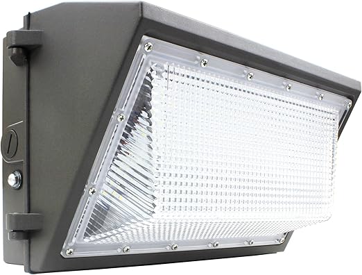 Dimmable 120W LED Wall Pack Light with Dusk to Dawn Photocell,16800LM Outdoor Security Lighting, Commercial Wall Mount Lights for Building