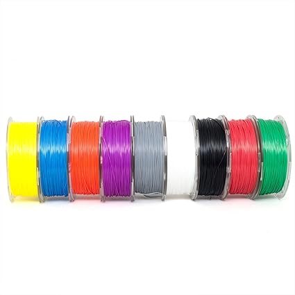 TPU Filament，PRILINE 98A TPU Flexible Soft 3D Printer Filament，1KG 1.75mm Spool Durable TPU Flexible Material, Orange